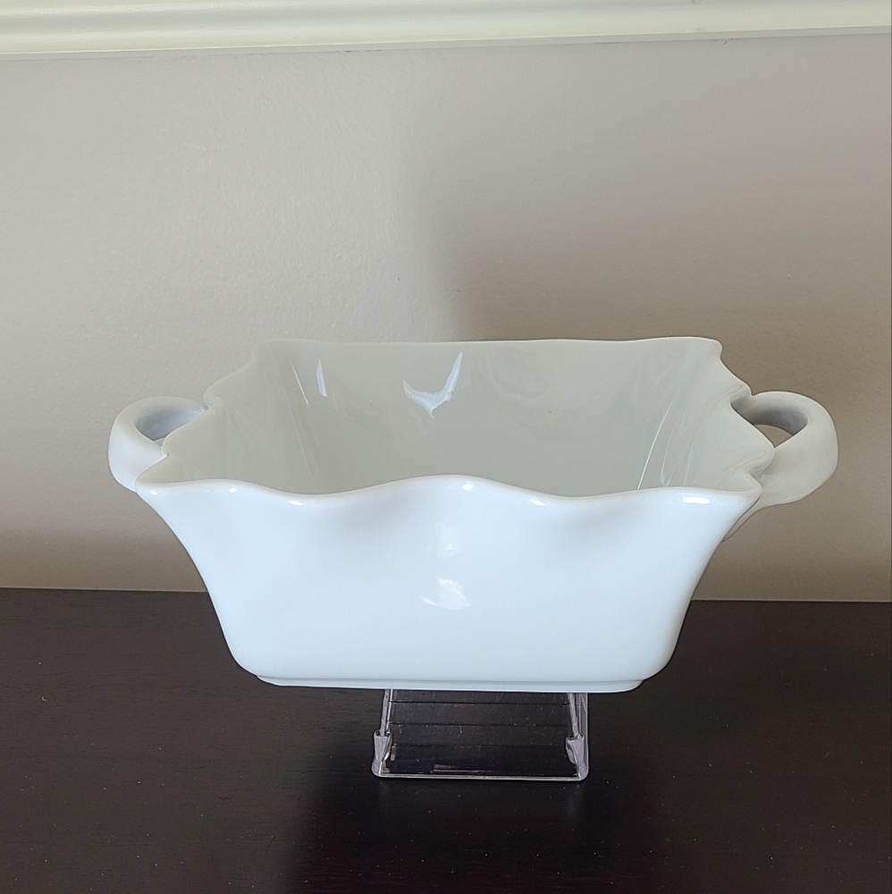 Elegant White Porcelain Dish